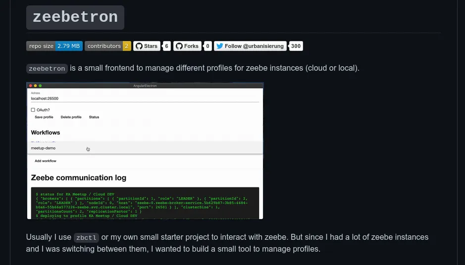 Hero image for Zeebetron: How to Manage Multiple Zeebe Profiles with Electron